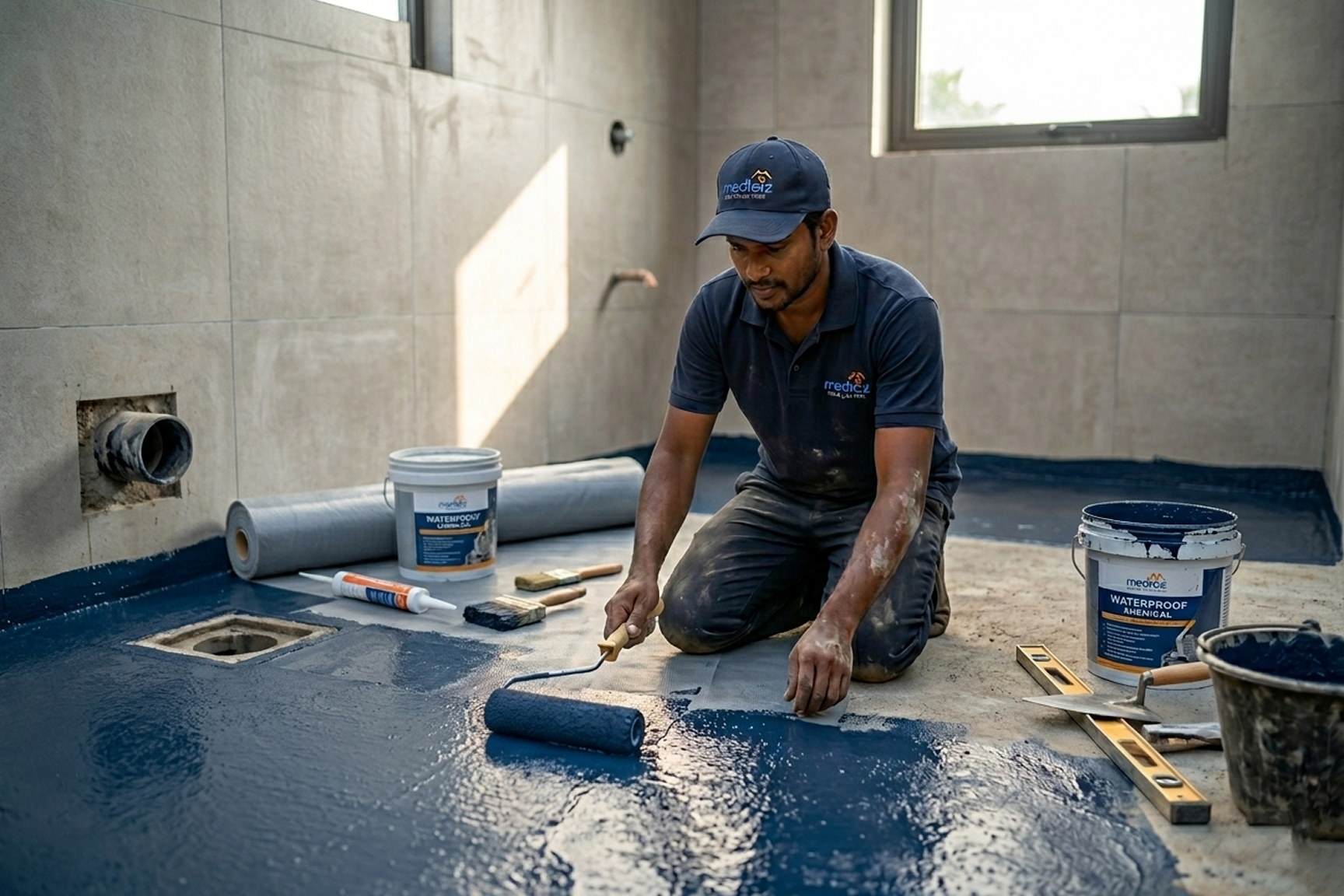 Bathroom waterproofing