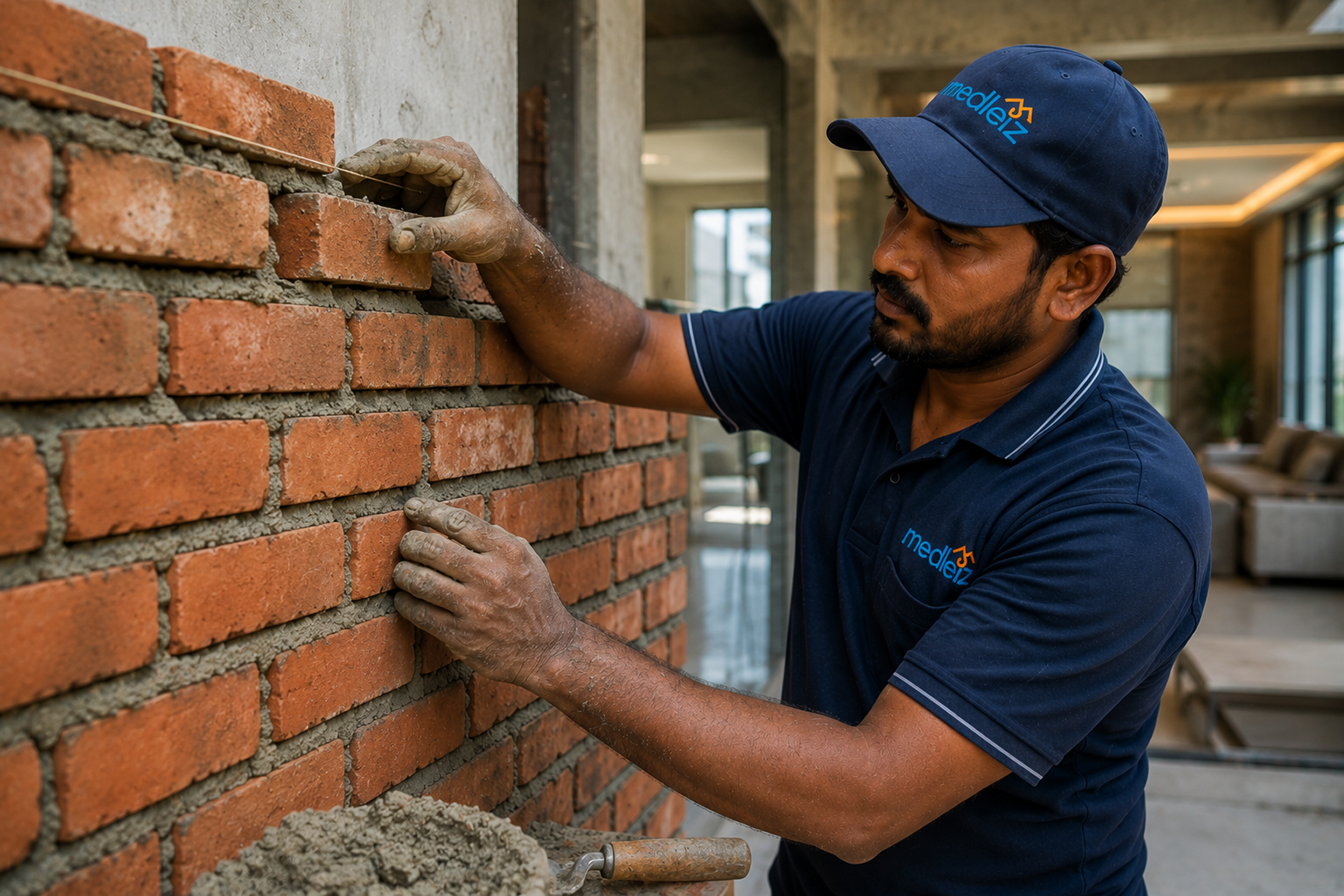 Exposed brick work